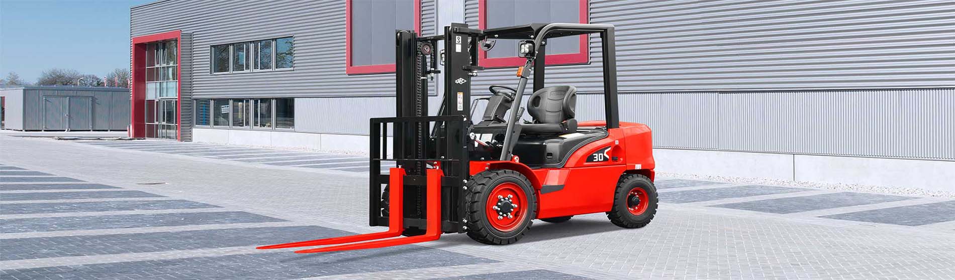 Forklift hire in Bromley unloading pallets from a commercial truck