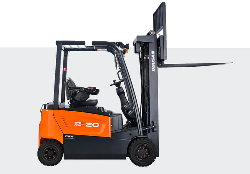 Forklift operator safely handling a commercial load in Bromley